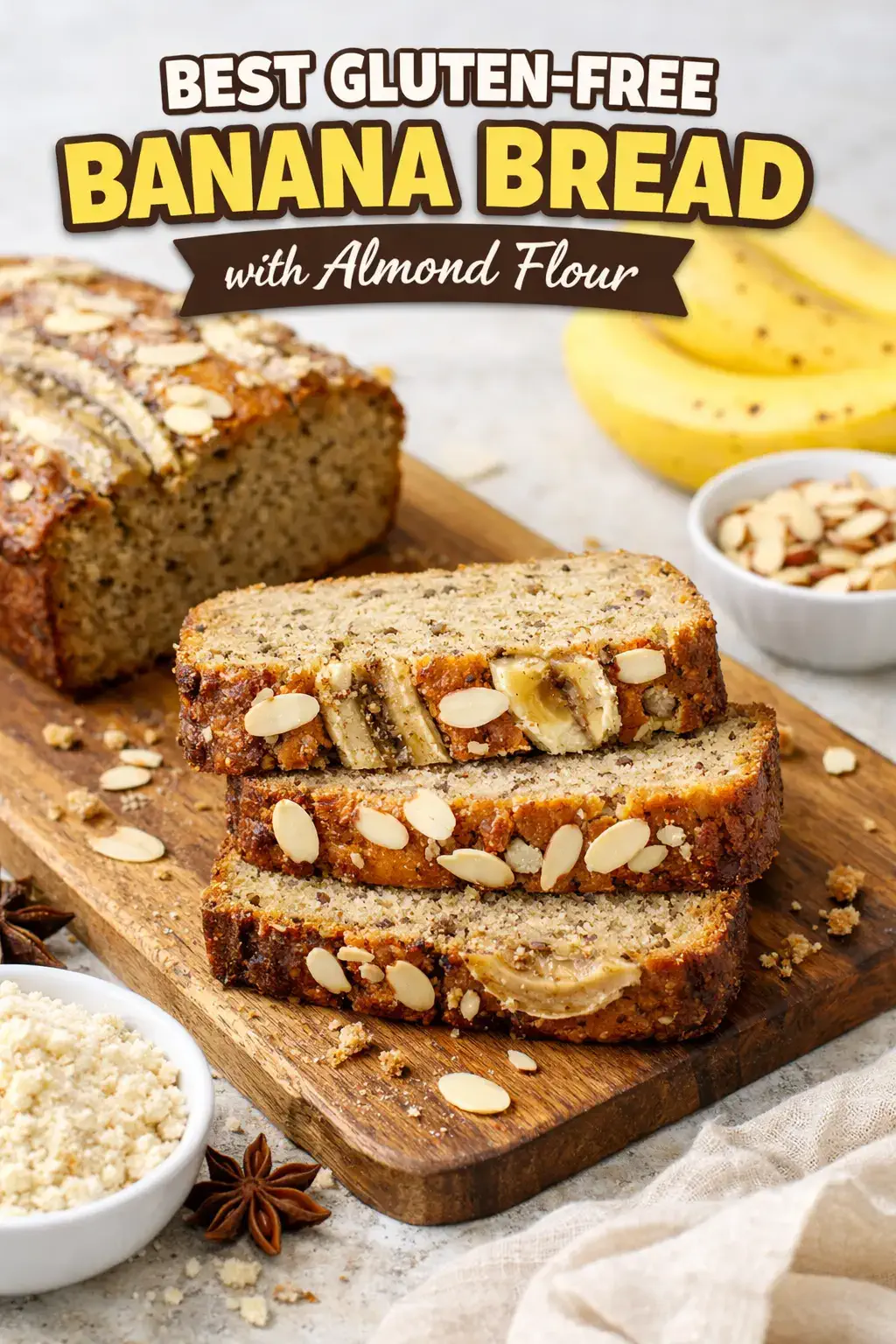 The Best Gluten-Free Banana Bread (Almond Flour)
