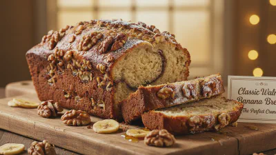 Photo de : The Ultimate Walnut Banana Bread: Secret to the Perfect Crunch