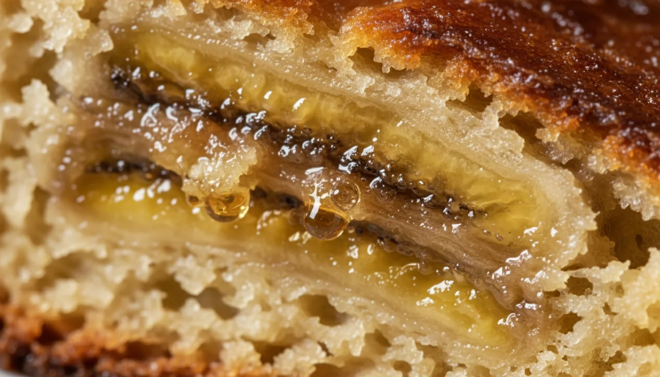 Extreme close-up of dark brown enzymatic spots on a bright yellow banana peel, showing the texture of a ripening fruit.