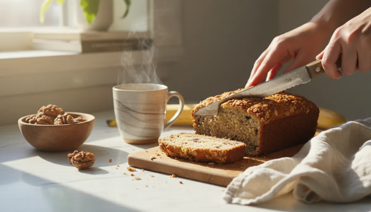 Healthy Oatmeal Banana Bread Ingredients