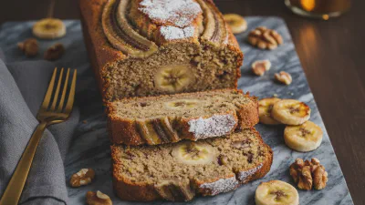 Photo de : The Impossible Keto Banana Bread: Ultra-Moist, Sugar-Free, and 3g Net Carbs