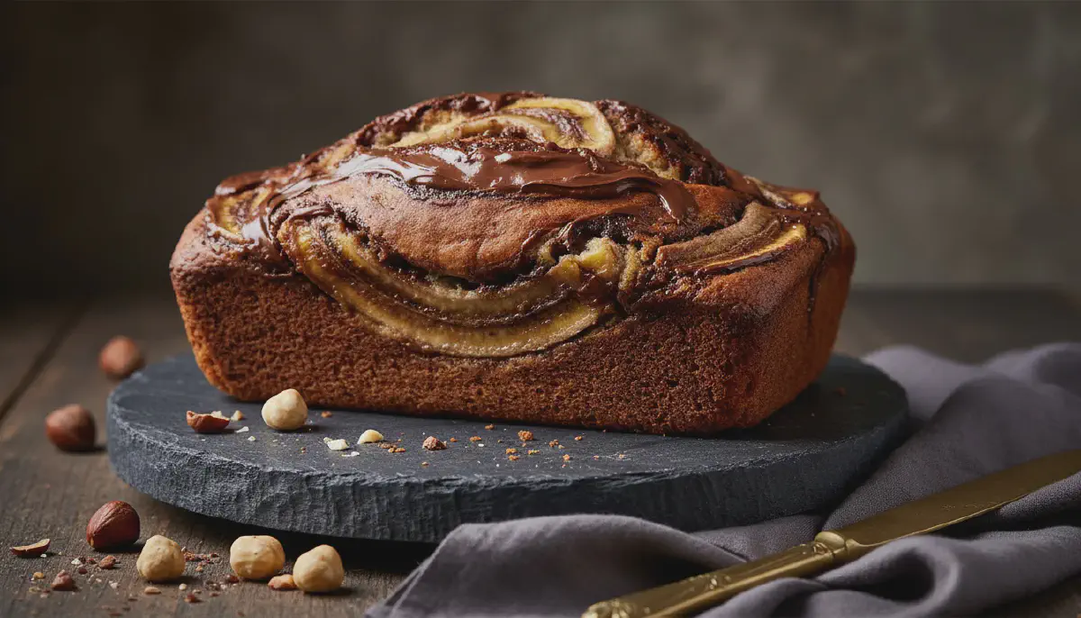 Ultra-Moist Nutella Swirl Banana Bread: The Secret to Perfect Marbling