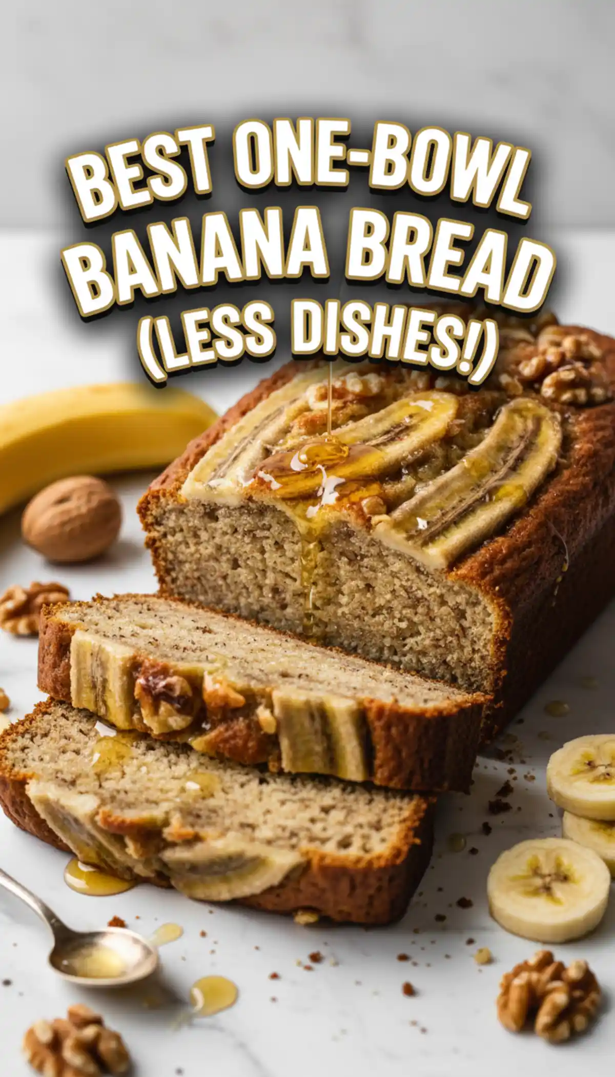 One-Bowl Banana Bread (Less Dishes!)
