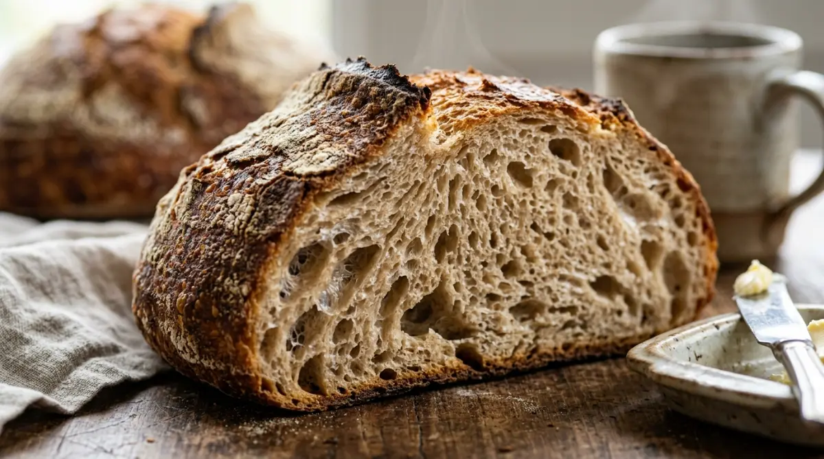 Australian Café Style Banana Bread with Espresso Butter
