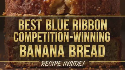 Photo de : Blue Ribbon Competition-Winning Banana Bread