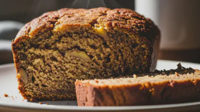 Photo de : Oil-Free Applesauce Banana Bread (The Health Hack)