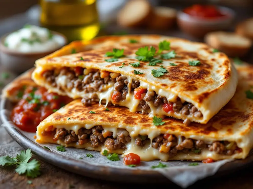 Easy and Quick Pizza Quesadillas Recipe