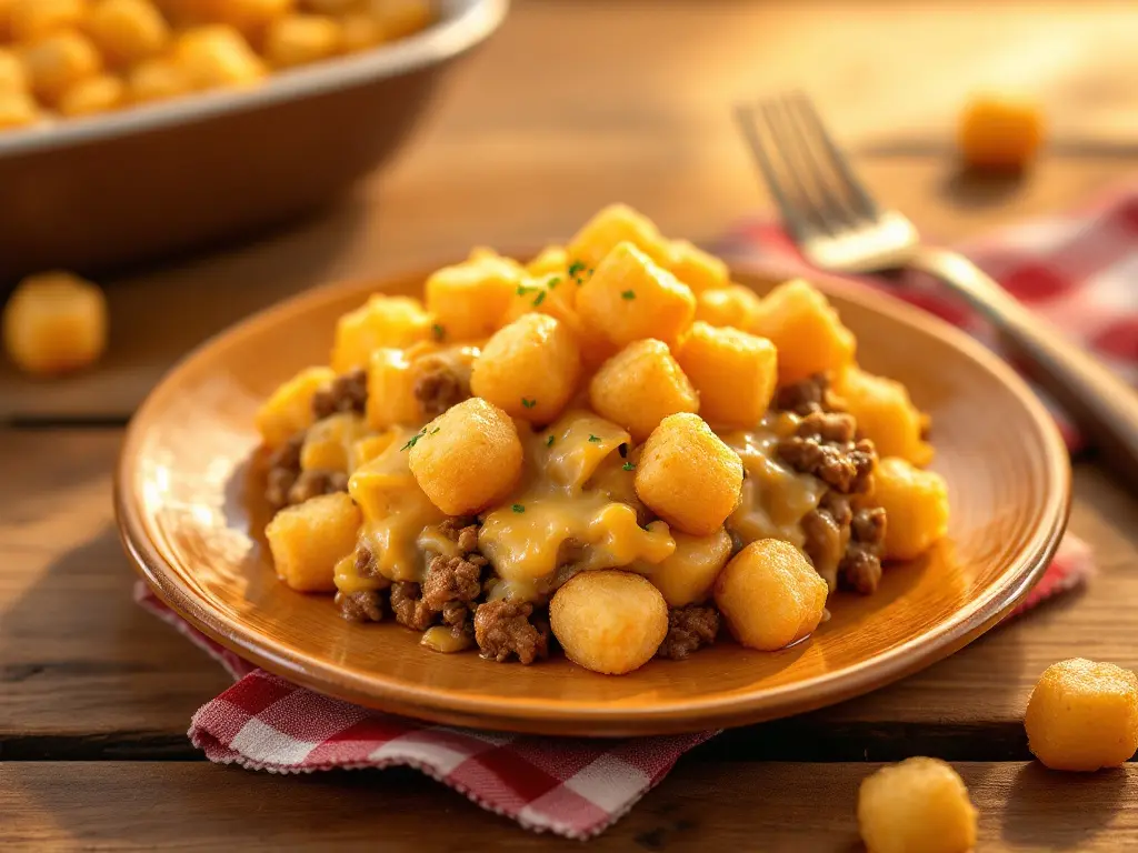 Portion control for tater tot casserole