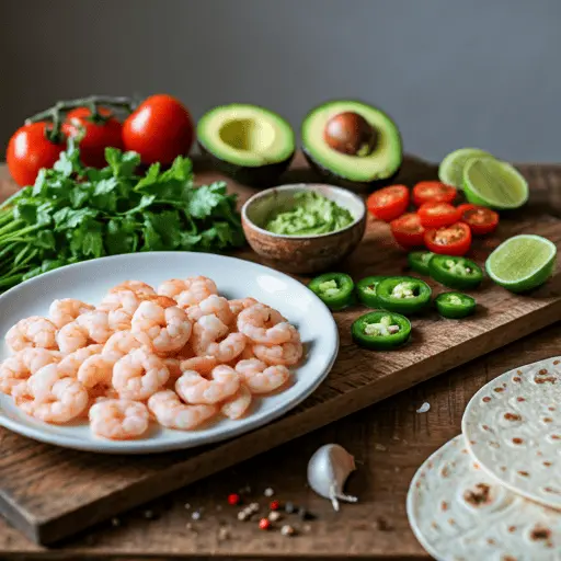 esay Shrimp Tacos with Avocado Salsa recipe