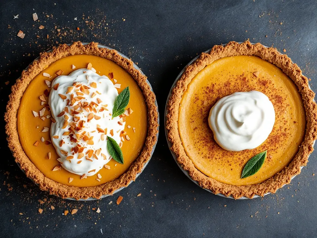 Vegan Pumpkin Pies